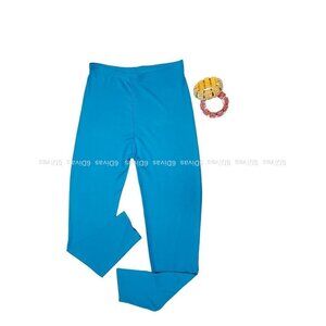 𝅺BLUE Pull On Leggings for Kids or Teens or Petite Body Size - Size S